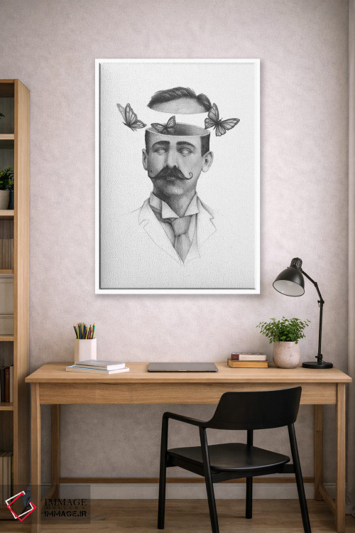 تابلو دکوراتیو سردرگمی ۲ اثر مایک کوبو - D1W