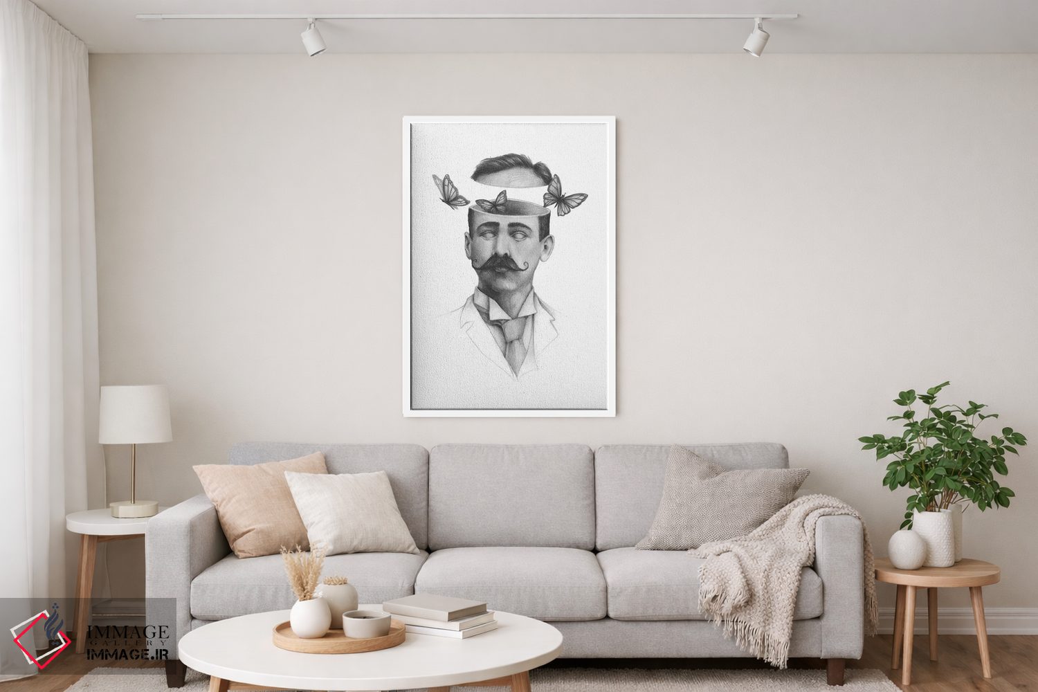 تابلو دکوراتیو سردرگمی ۲ اثر مایک کوبو - D5W