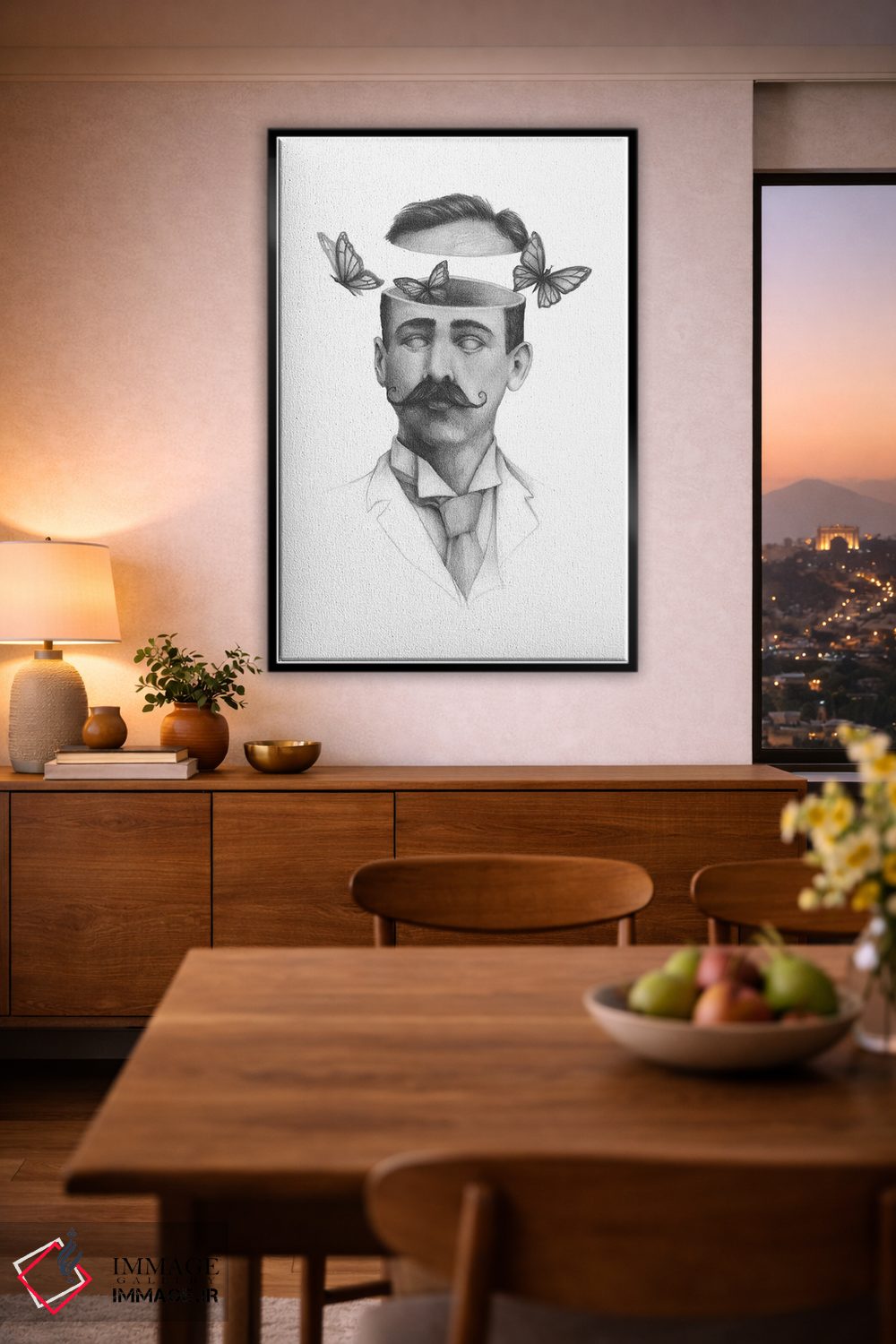 تابلو دکوراتیو سردرگمی ۲ اثر مایک کوبو - D4B