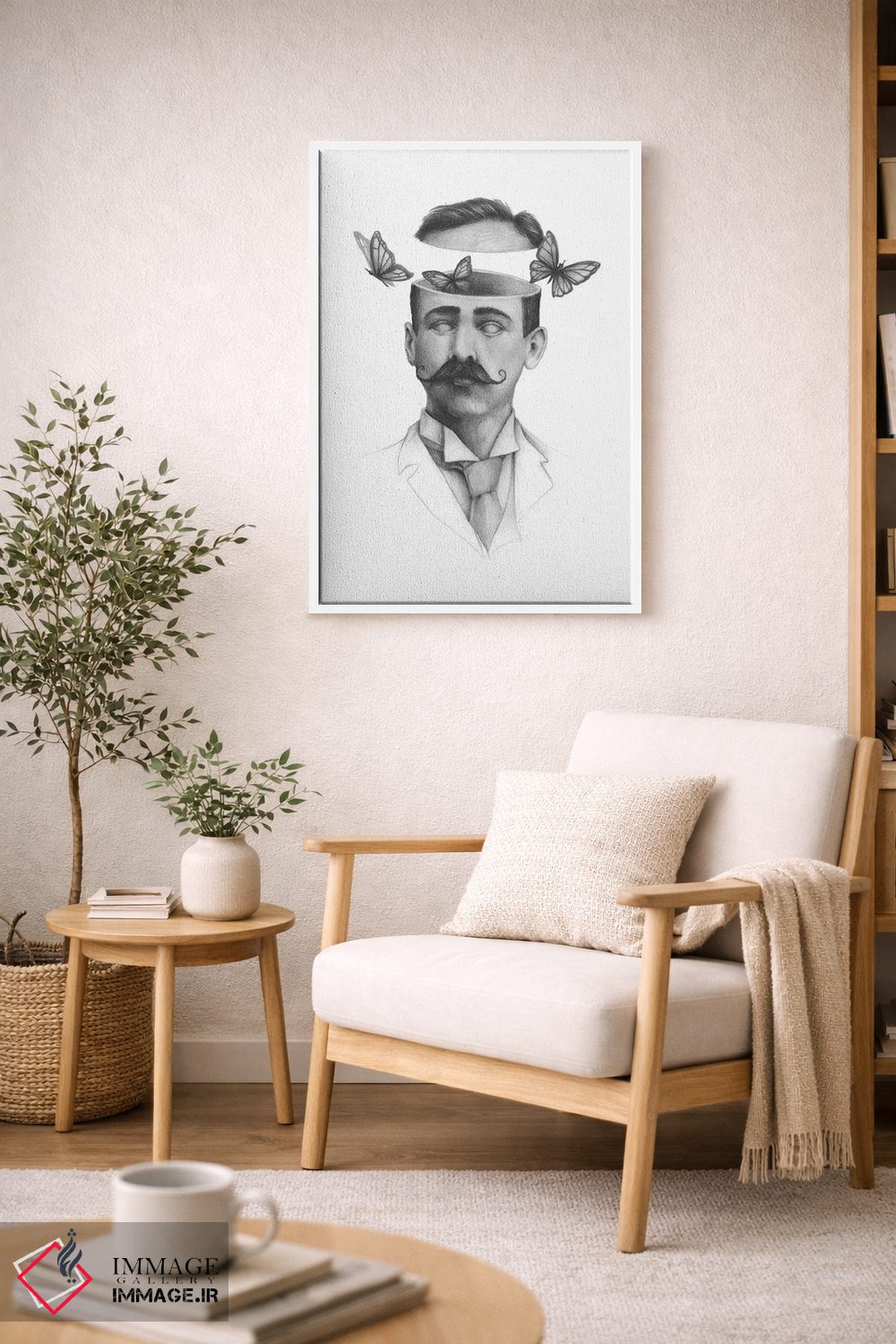 تابلو دکوراتیو سردرگمی ۲ اثر مایک کوبو - D6W