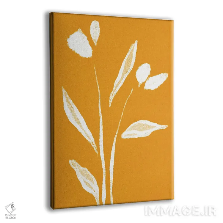 تابلو مینیمال "لاله ها" اثر مایک کوبو - نمای پرسپکتیو محصول