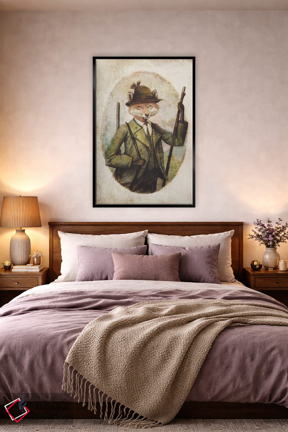 تابلو دکوراتیو "فصل شکار" اثر مایک کوبو - D3B