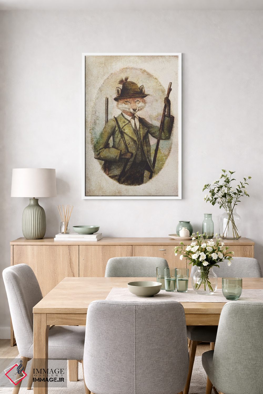 تابلو دکوراتیو "فصل شکار" اثر مایک کوبو - D6W