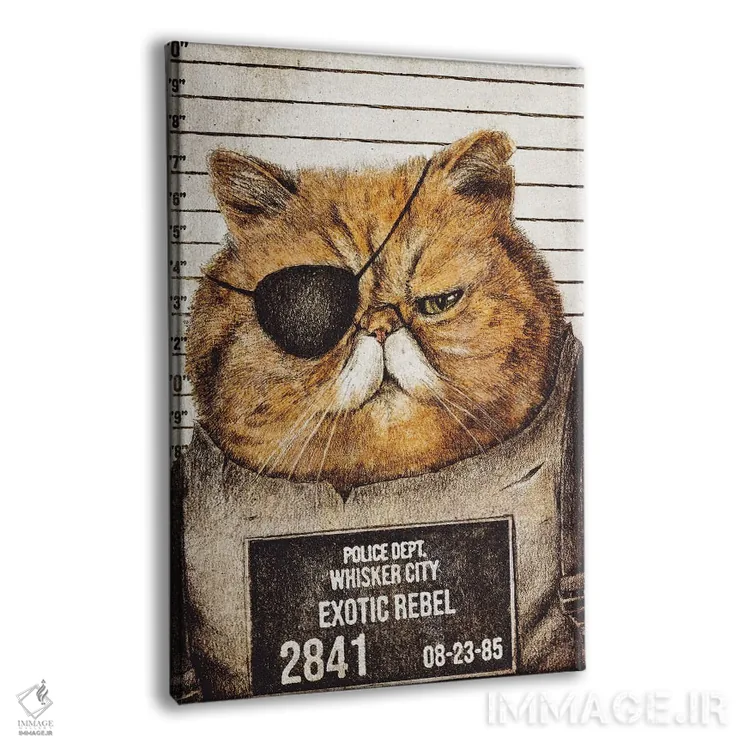 تابلو دکوراتیو "شورشگر عجیب و غریب" اثر مایک کوبو - نمای پرسپکتیو محصول