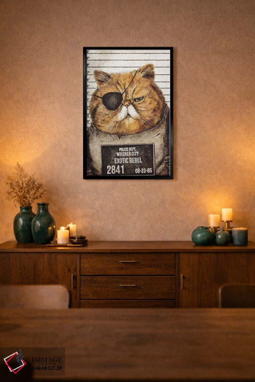 تابلو دکوراتیو "شورشگر عجیب و غریب" اثر مایک کوبو - D1B