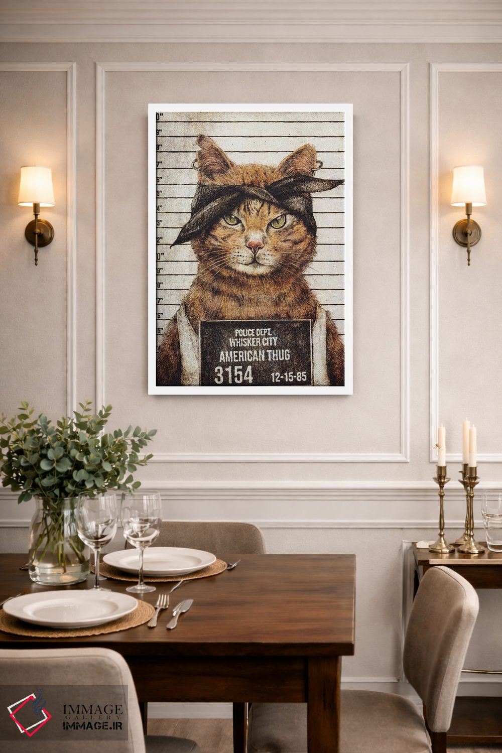 تابلو دکوراتیو "اشرار آمریکایی ۲" اثر مایک کوبو - D1W