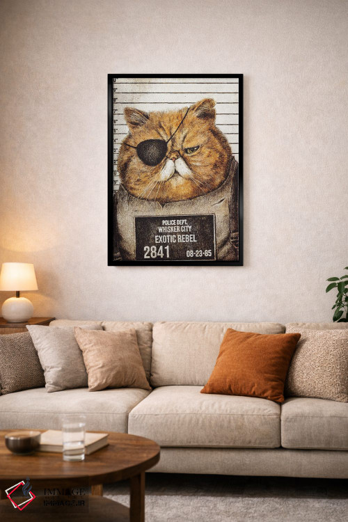 تابلو دکوراتیو "شورشگر عجیب و غریب" اثر مایک کوبو - D4B