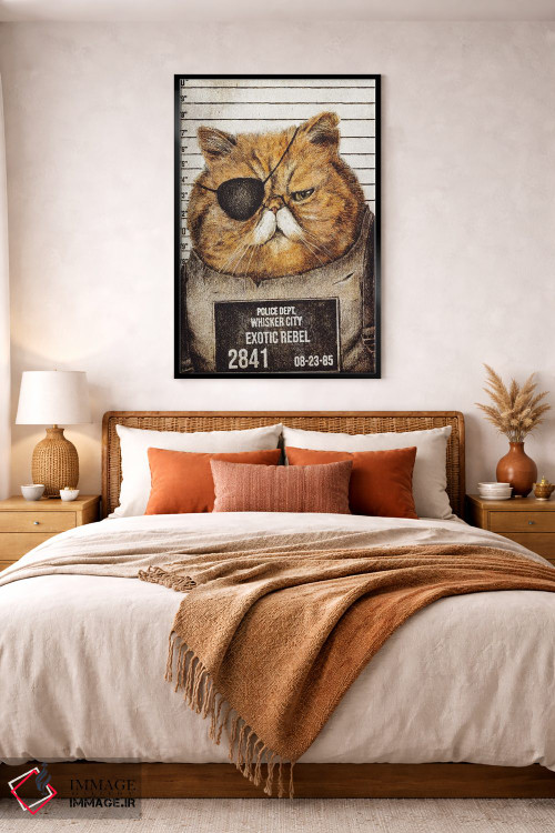 تابلو دکوراتیو "شورشگر عجیب و غریب" اثر مایک کوبو - D3B