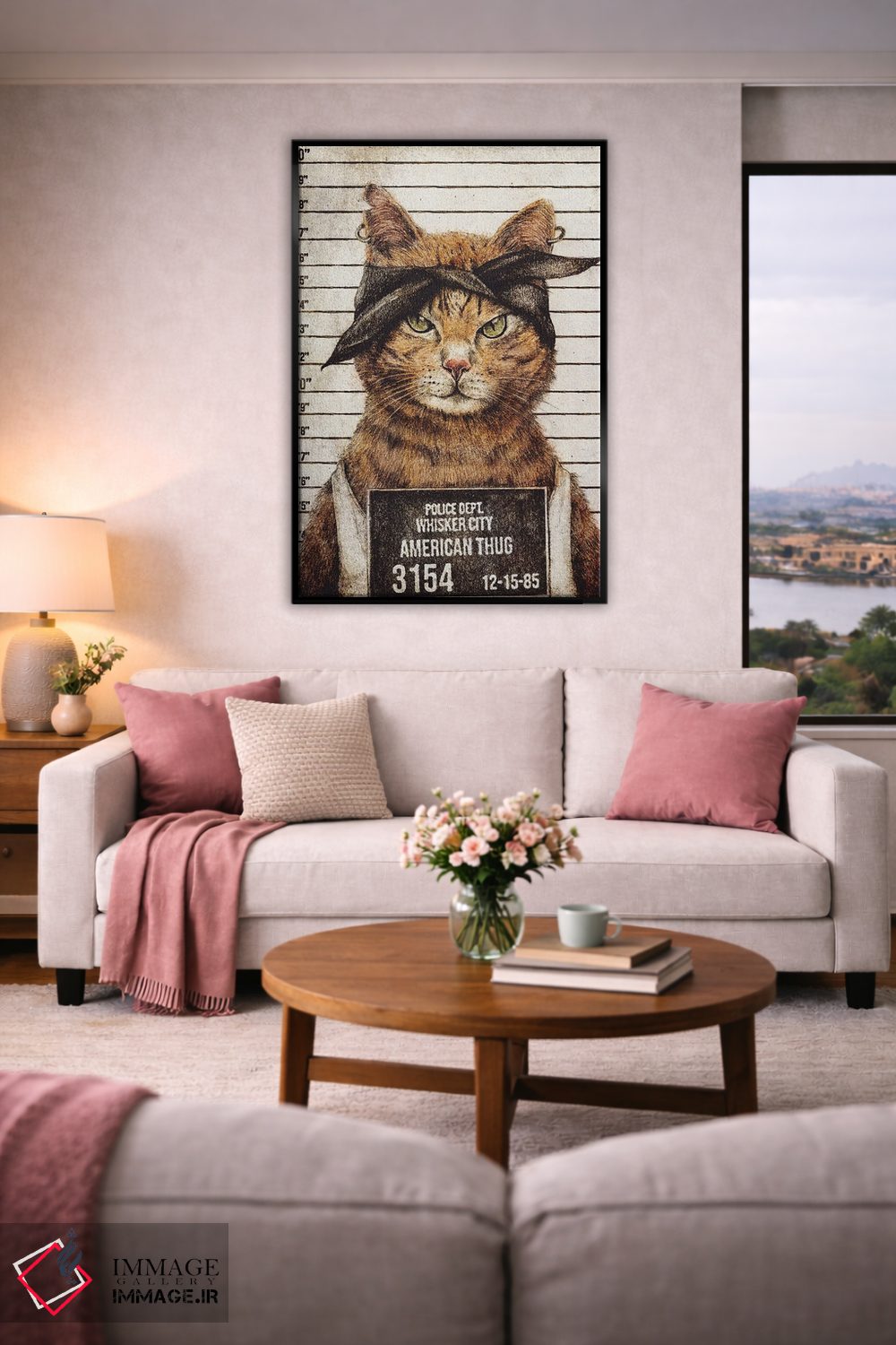 تابلو دکوراتیو "اشرار آمریکایی ۲" اثر مایک کوبو - D4B