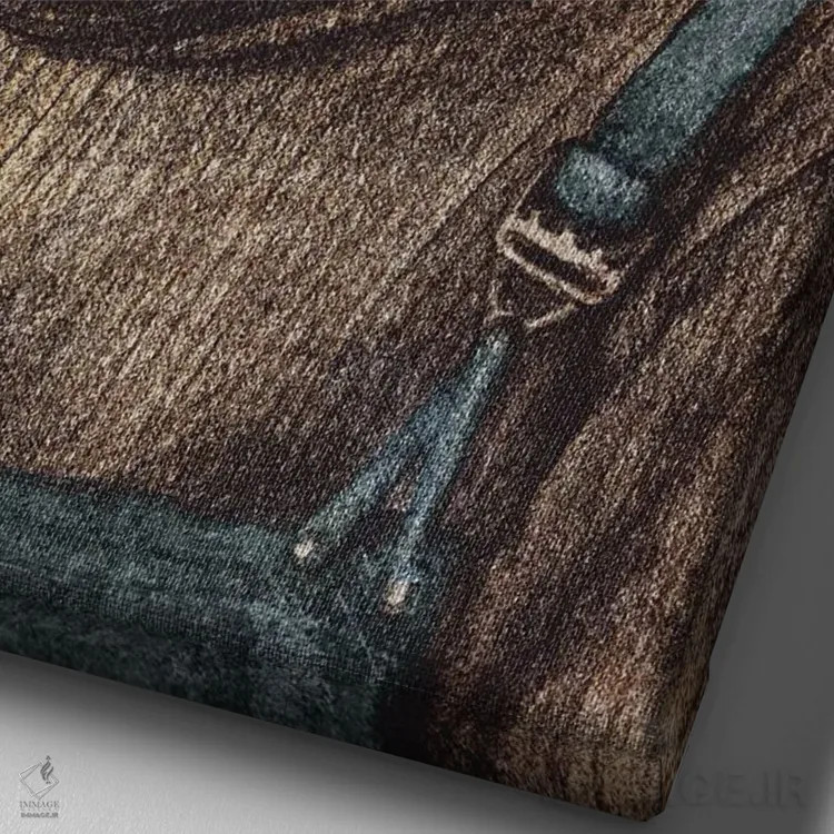 تابلو دکوراتیو "ندای ملوانان" اثر مایک کوبو - نمای نزدیک بافت بوم