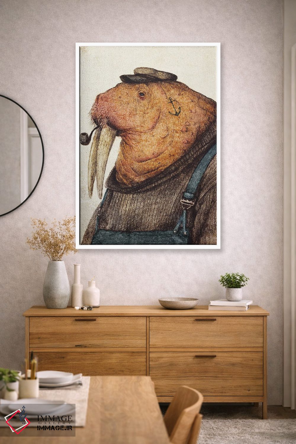 تابلو دکوراتیو "ندای ملوانان" اثر مایک کوبو - D1W