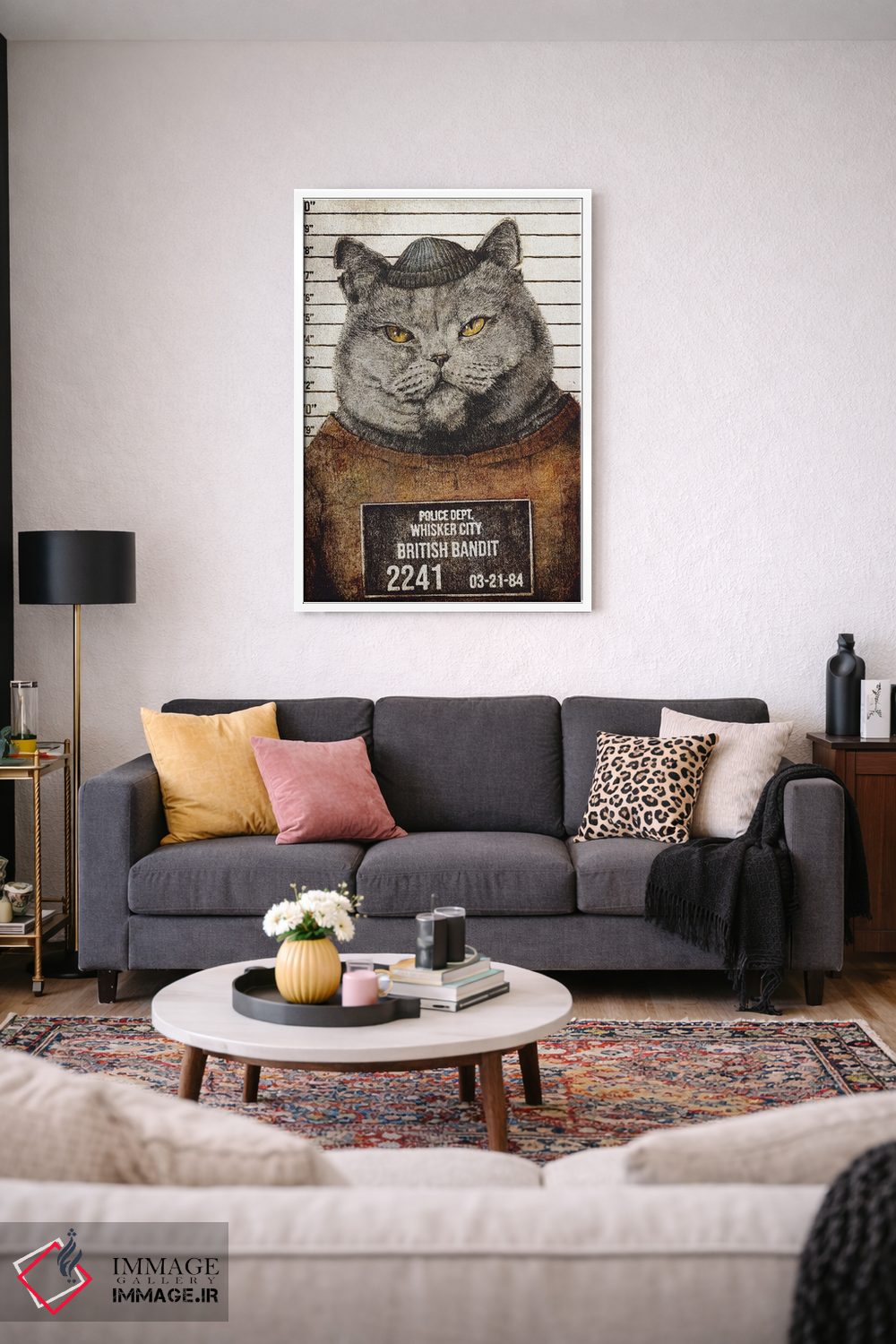 تابلو دکوراتیو "راهزن بریتانیایی" اثر مایک کوبو - D4W