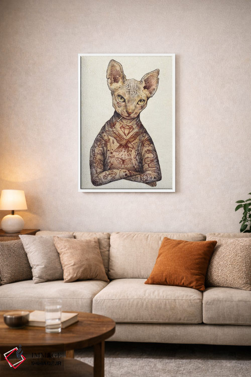 تابلو دکوراتیو "اسفنکس" اثر مایک کوبو - D2W