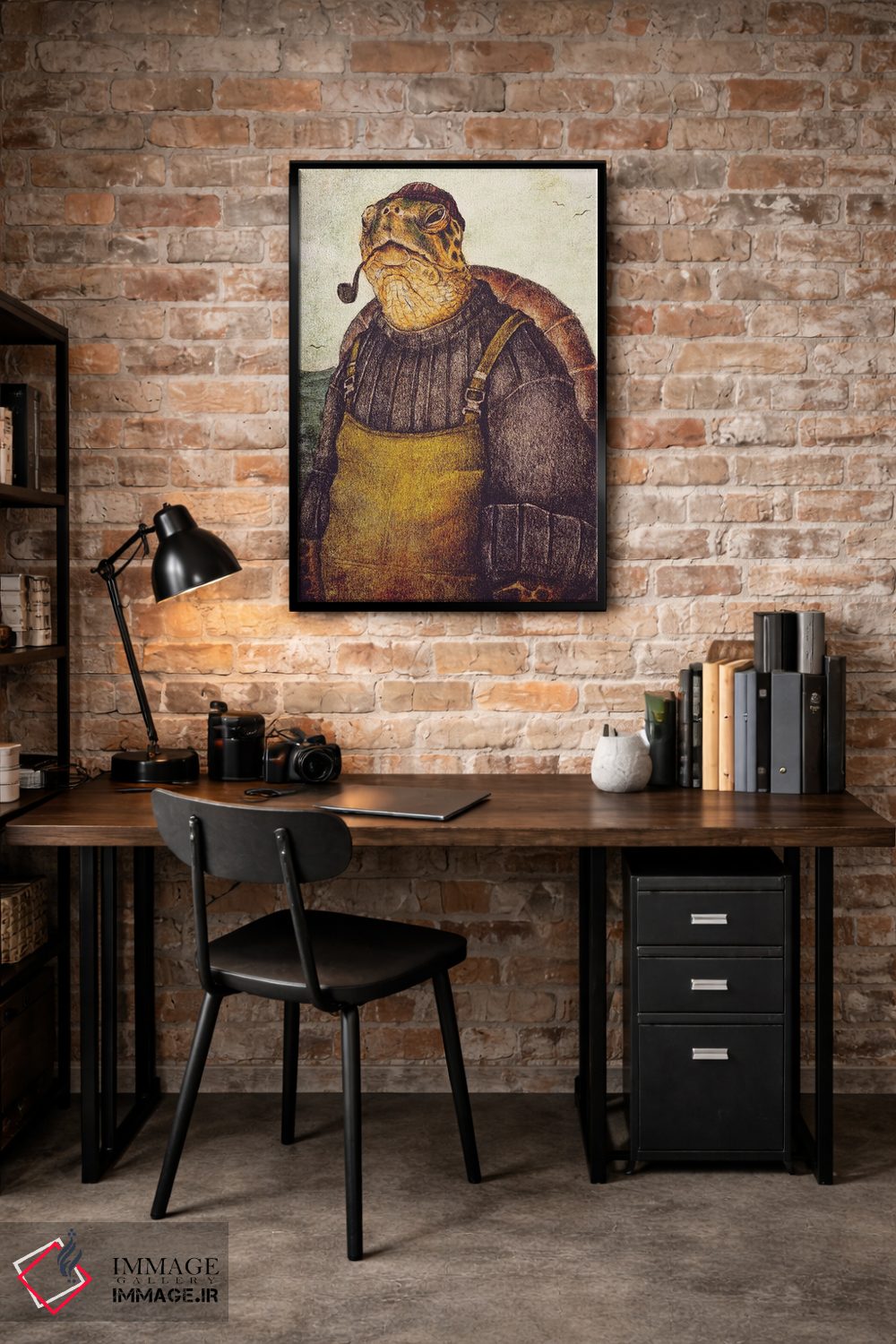 تابلو دکوراتیو "نگهدارنده فانوس ۲" اثر مایک کوبو - D3B