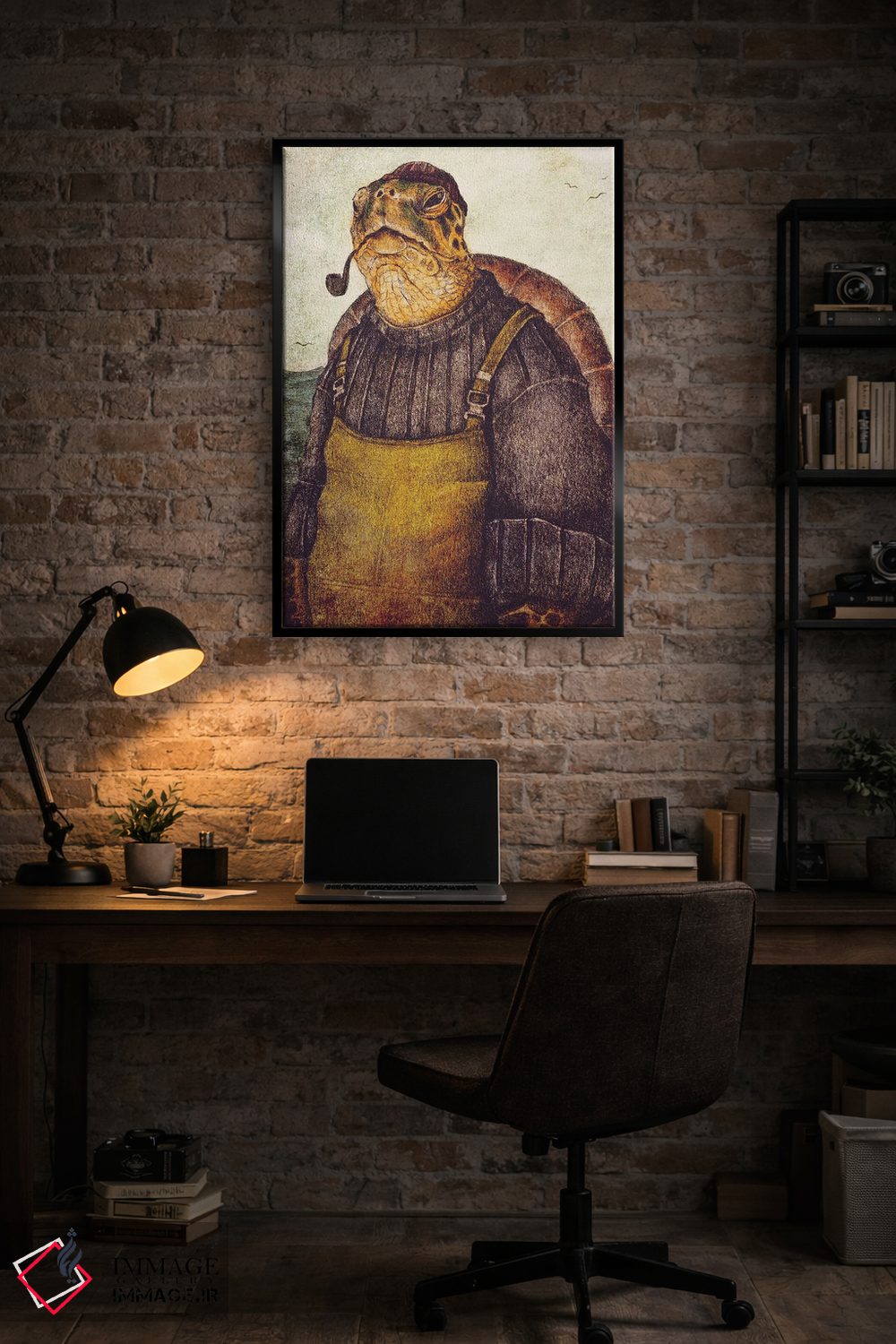 تابلو دکوراتیو "نگهدارنده فانوس ۲" اثر مایک کوبو - D4B