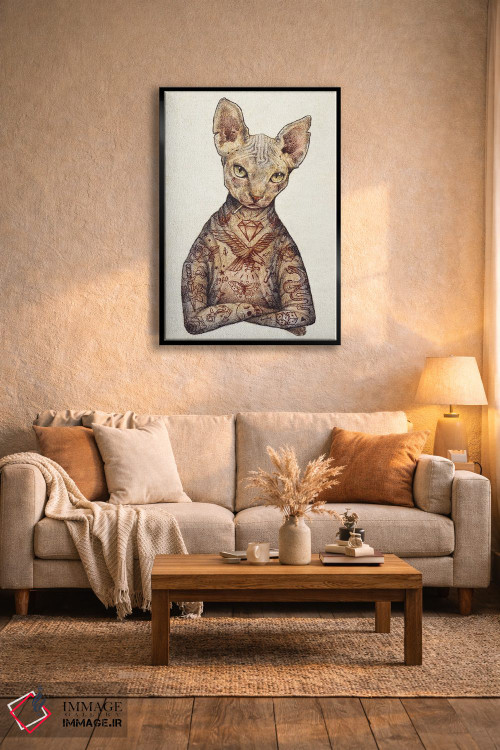 تابلو دکوراتیو "اسفنکس" اثر مایک کوبو - D3B