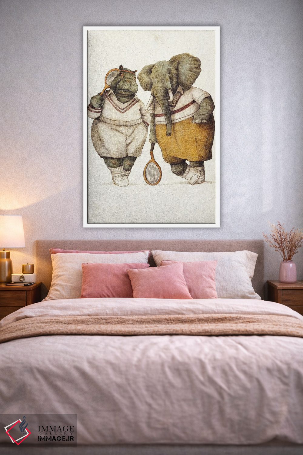 تابلو دکوراتیو "جنتلمن های دادگاه" اثر مایک کوبو - D1W