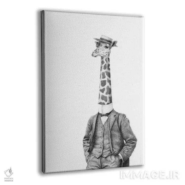 تابلو دکوراتیو "جنتلمن اشرافی" اثر مایک کوبو - نمای پرسپکتیو محصول