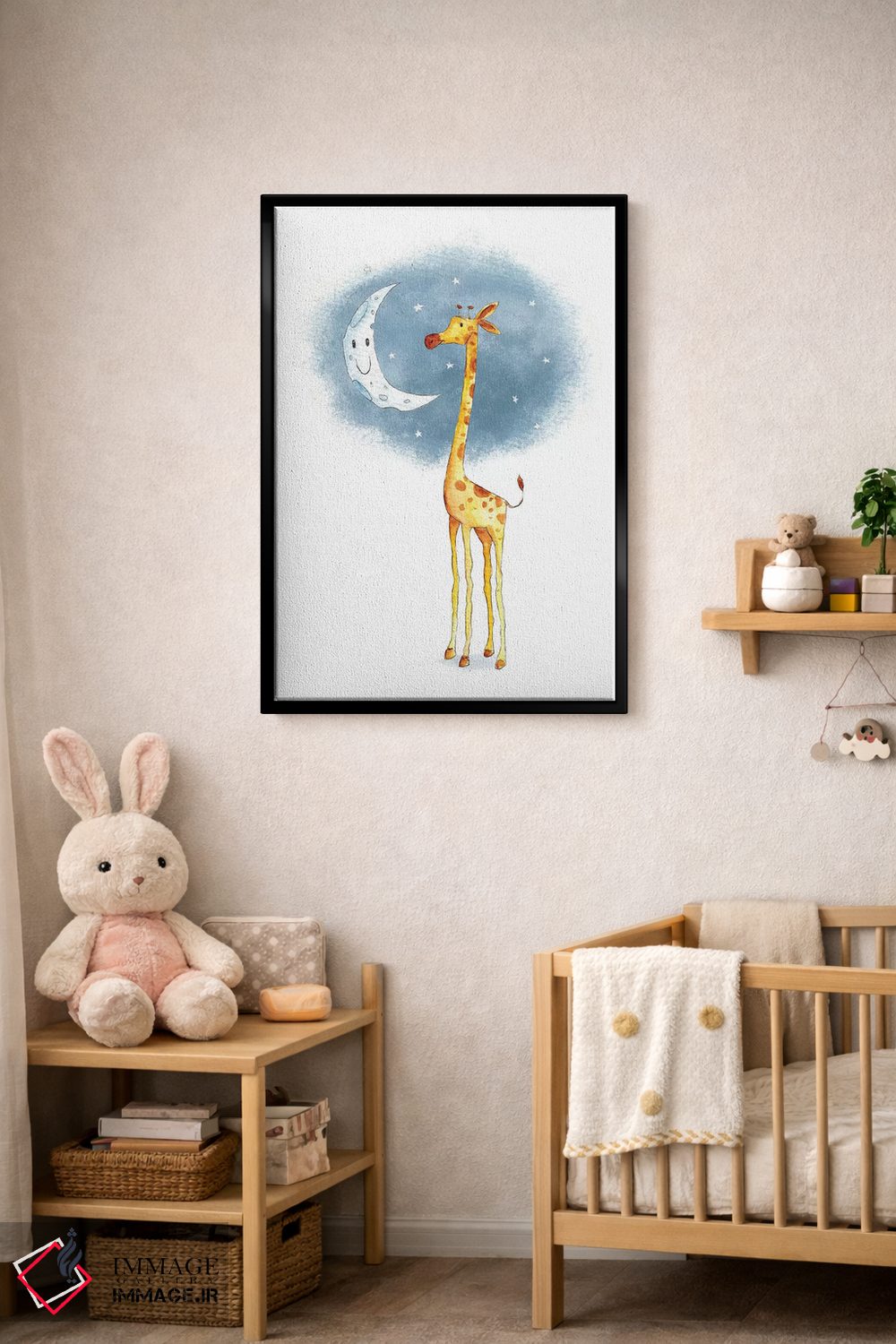 تابلو دکوراتیو "سلام ماه" اثر مایک کوبو - D5B