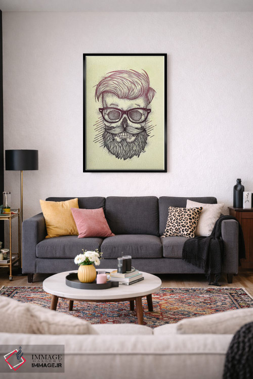 تابلو دکوراتیو "هیپستر مرده است" اثر مایک کوبو - D3B