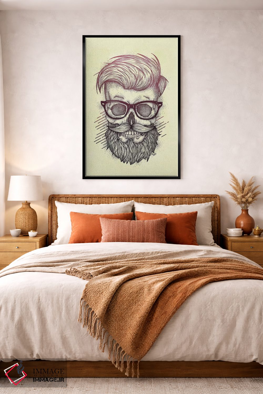 تابلو دکوراتیو "هیپستر مرده است" اثر مایک کوبو - D4B