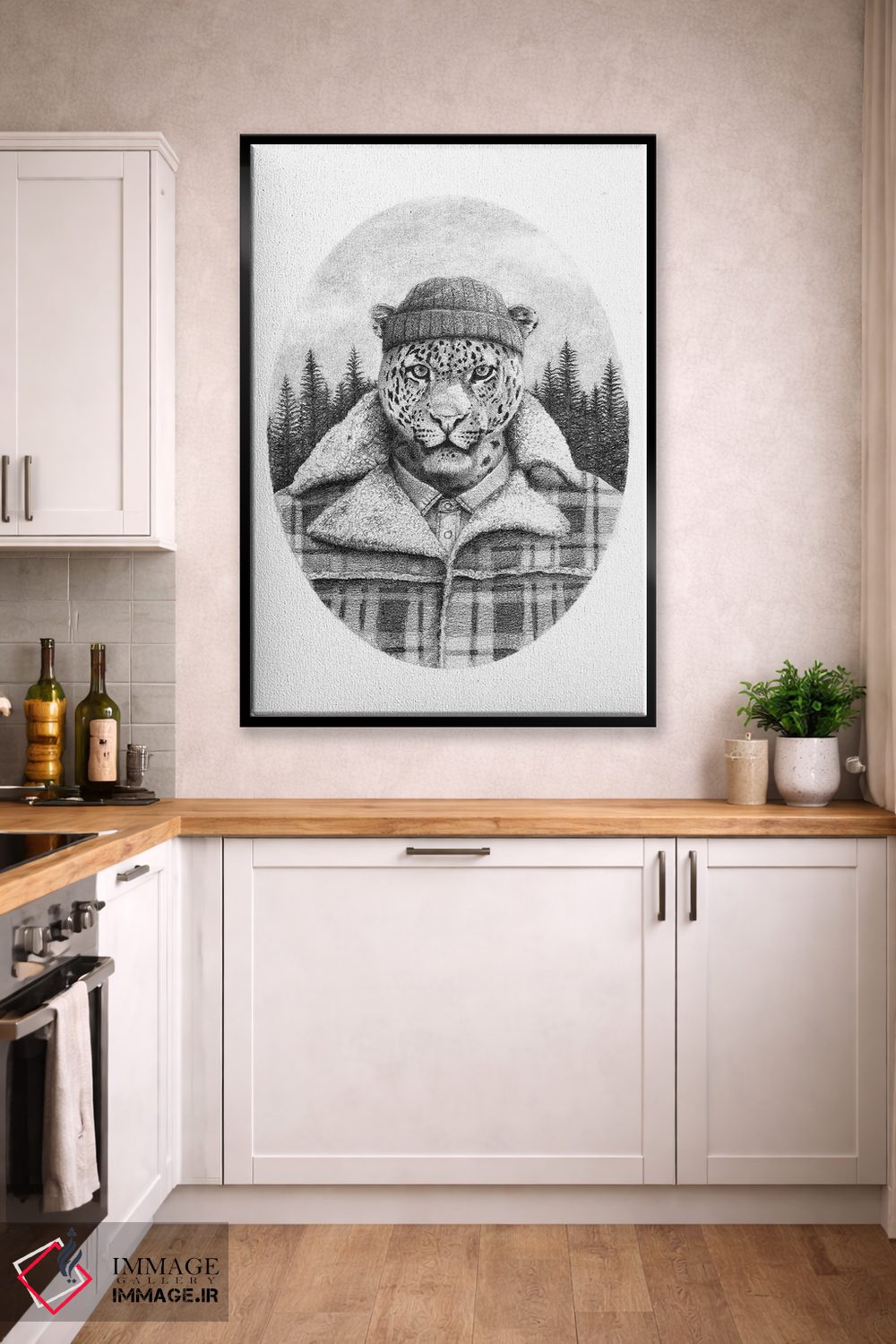 تابلو دکوراتیو "جنگلبان" اثر مایک کوبو - D3B