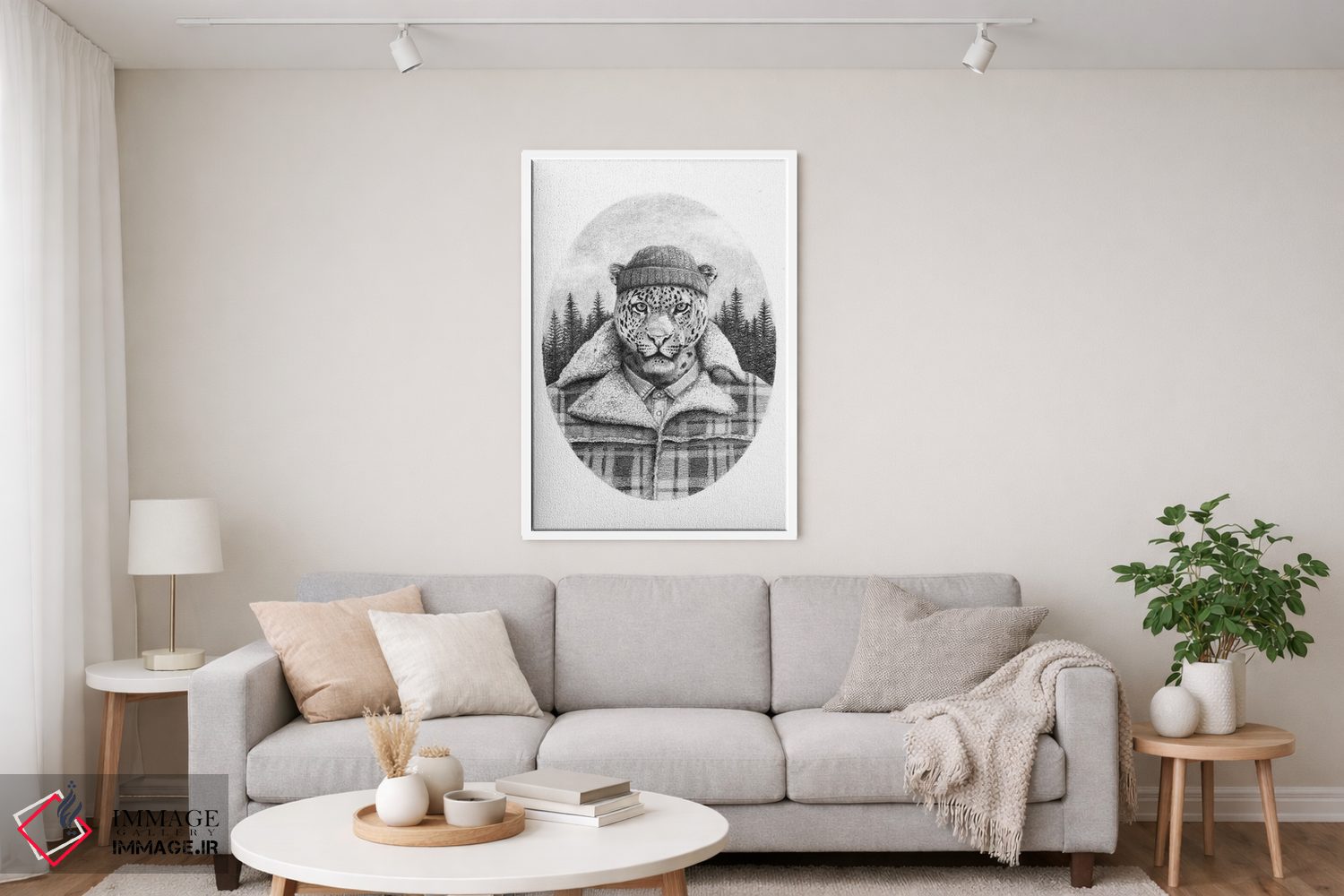 تابلو دکوراتیو "جنگلبان" اثر مایک کوبو - D4W