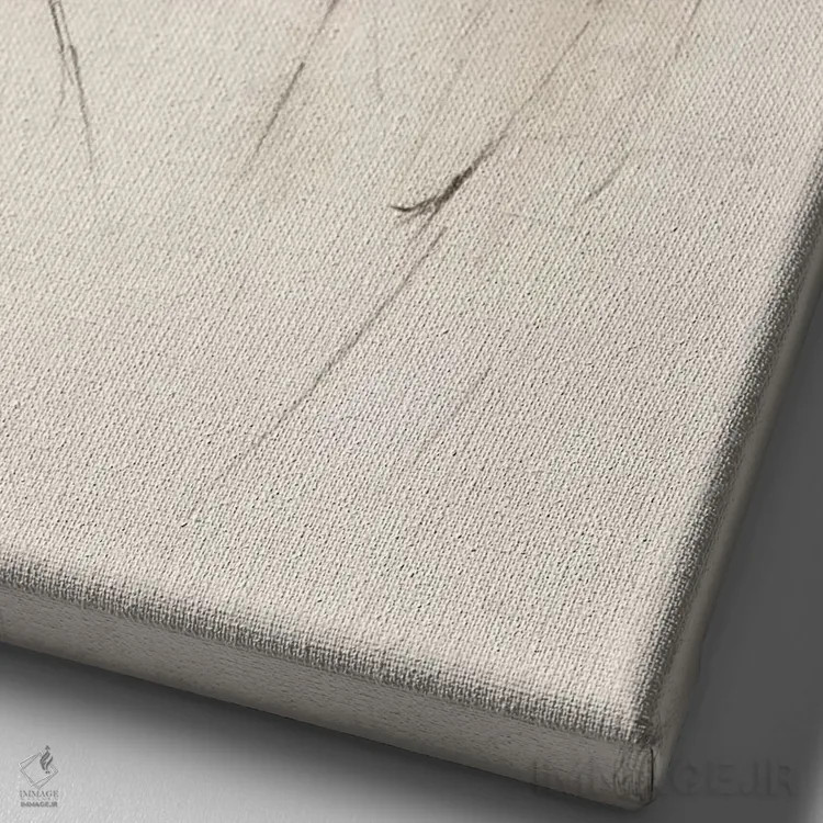 تابلو دکوراتیو "طوطی ۱" اثر مایک کوبو - نمای نزدیک بافت بوم