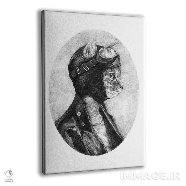 تابلو دکوراتیو "شجاع" اثر مایک کوبو - نمای پرسپکتیو محصول