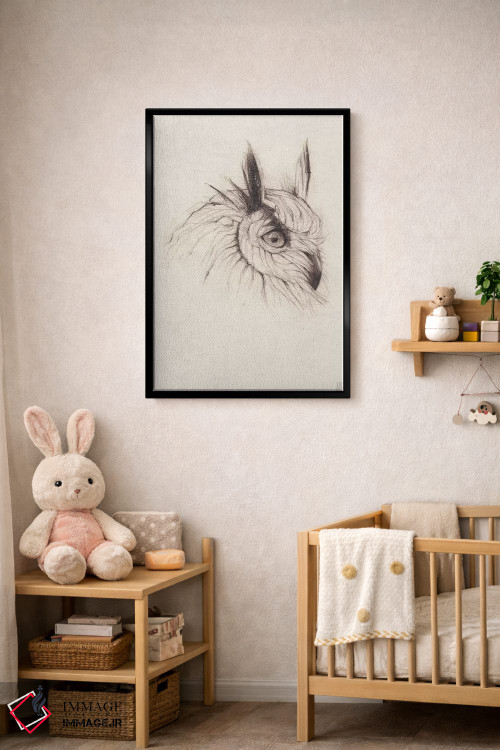 تابلو دکوراتیو "جغد ۲" اثر مایک کوبو - D4B