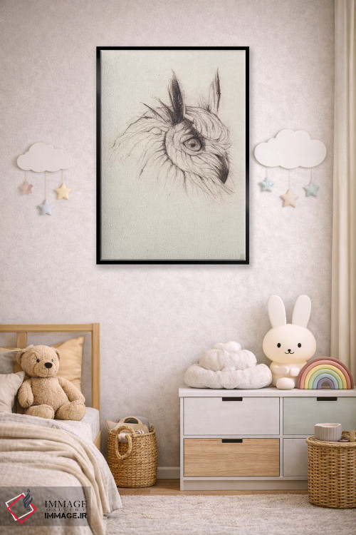 تابلو دکوراتیو "جغد ۲" اثر مایک کوبو - D6B