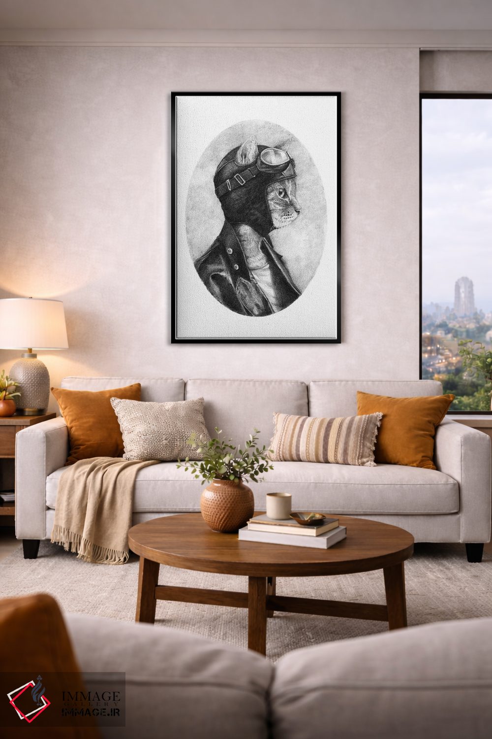 تابلو دکوراتیو "شجاع" اثر مایک کوبو - D3B