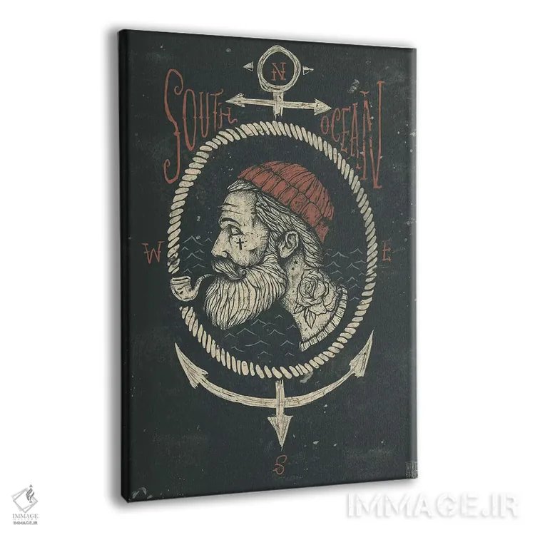 تابلو دکوراتیو "اقیانوس جنوب" اثر مایک کوبو - نمای پرسپکتیو محصول