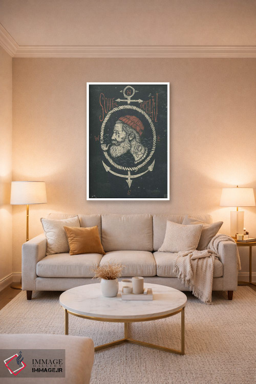 تابلو دکوراتیو "اقیانوس جنوب" اثر مایک کوبو - D2W