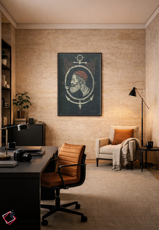 تابلو دکوراتیو "اقیانوس جنوب" اثر مایک کوبو - D6B