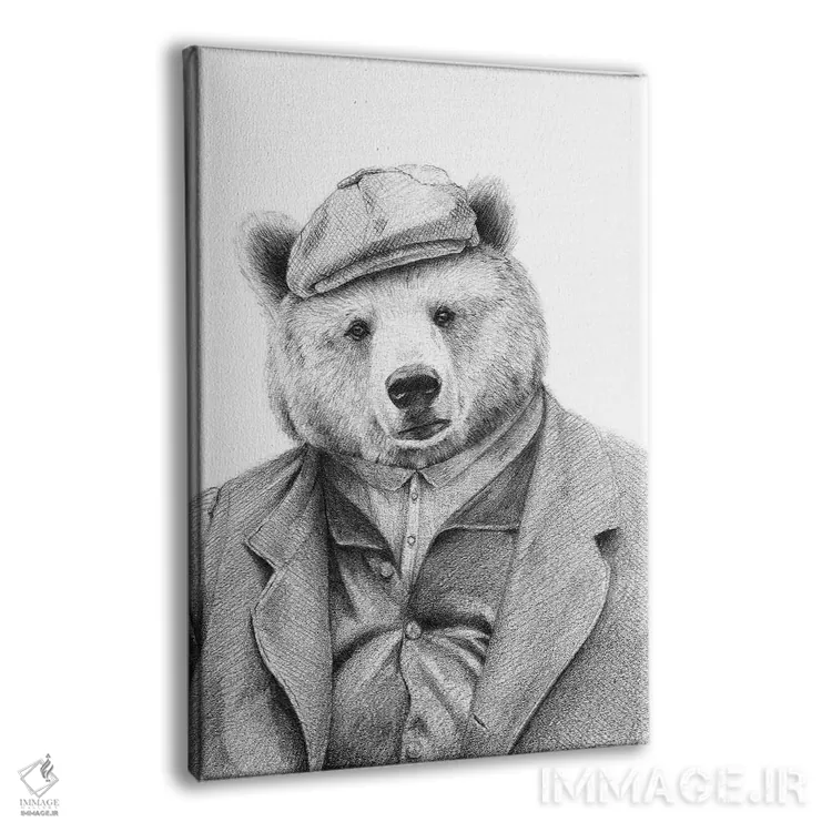 تابلو دکوراتیو "عمو بی" اثر مایک کوبو - نمای پرسپکتیو محصول