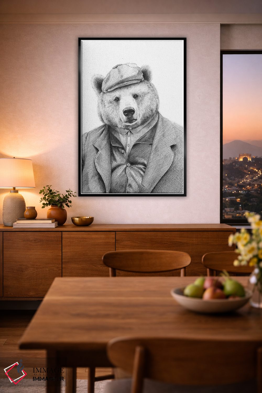 تابلو دکوراتیو "عمو بی" اثر مایک کوبو - D3B