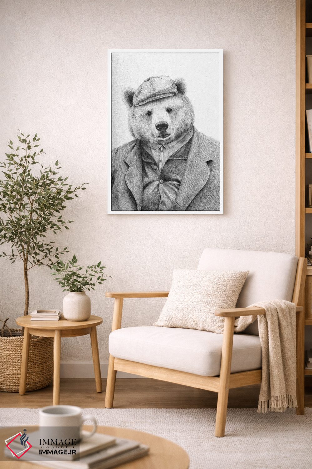 تابلو دکوراتیو "عمو بی" اثر مایک کوبو - D6W