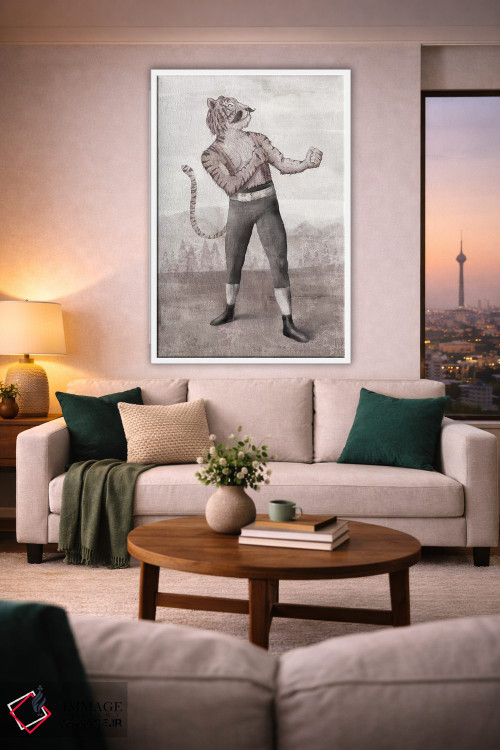 تابلو دکوراتیو "قهرمان ۱" اثر مایک کوبو - D1W