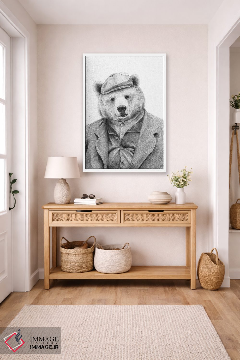 تابلو دکوراتیو "عمو بی" اثر مایک کوبو - D5W