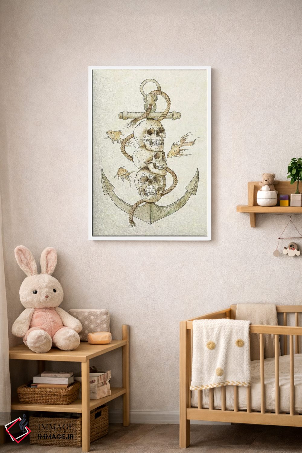 تابلو دکوراتیو "سه دزد دریایی گمشده" اثر مایک کوبو - D4W