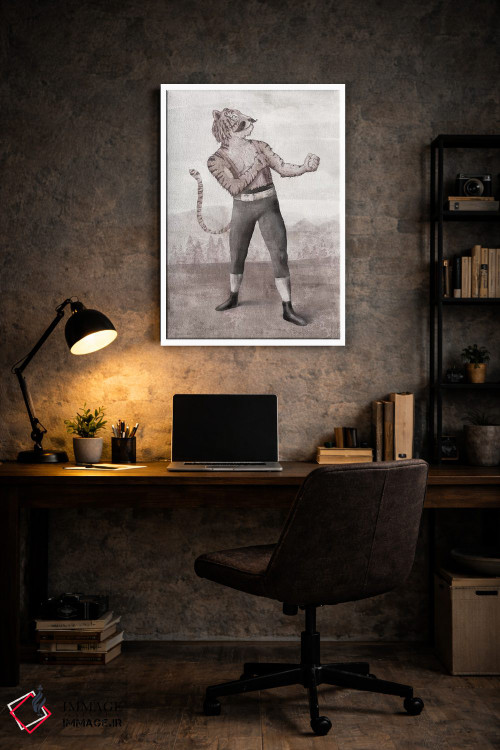 تابلو دکوراتیو "قهرمان ۱" اثر مایک کوبو - D6W