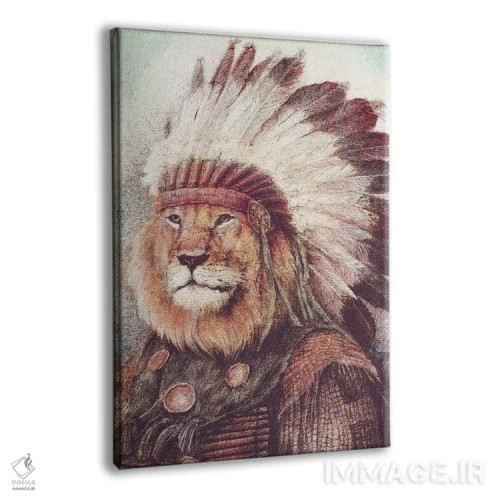 تابلو دکوراتیو "رییس ۲" اثر مایک کوبو - نمای پرسپکتیو محصول