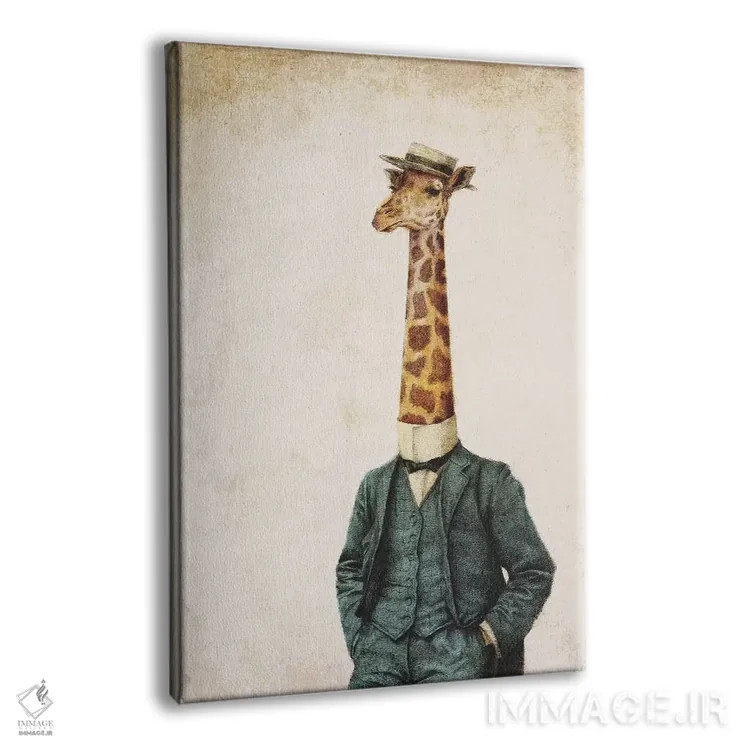 تابلو دکوراتیو "جنتلمن اشرافی ۲" اثر مایک کوبو - نمای پرسپکتیو محصول