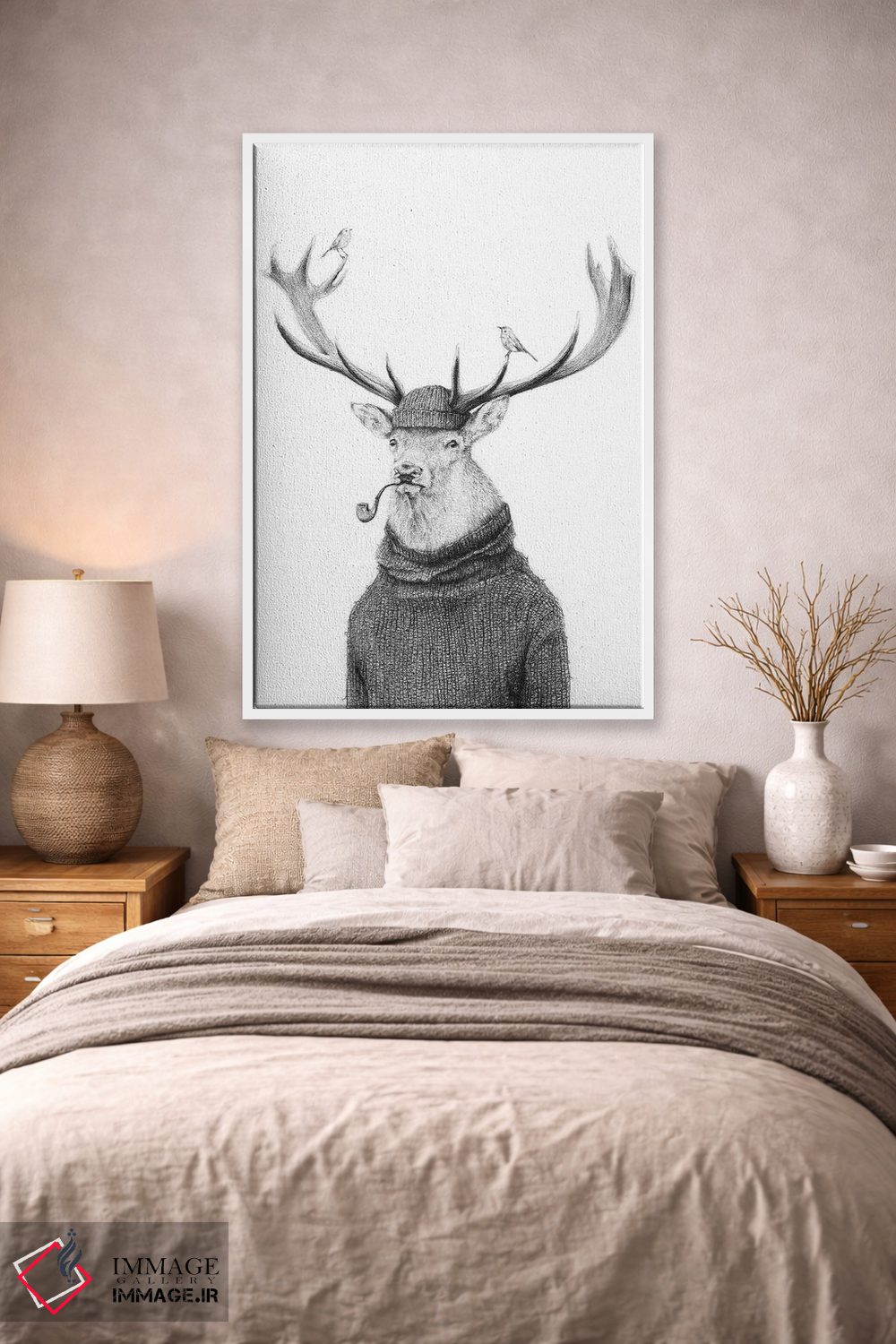 تابلو دکوراتیو "تفکر وحشی" اثر مایک کوبو - D1W