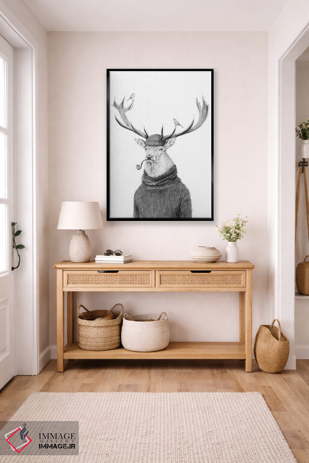 تابلو دکوراتیو "تفکر وحشی" اثر مایک کوبو - D6B