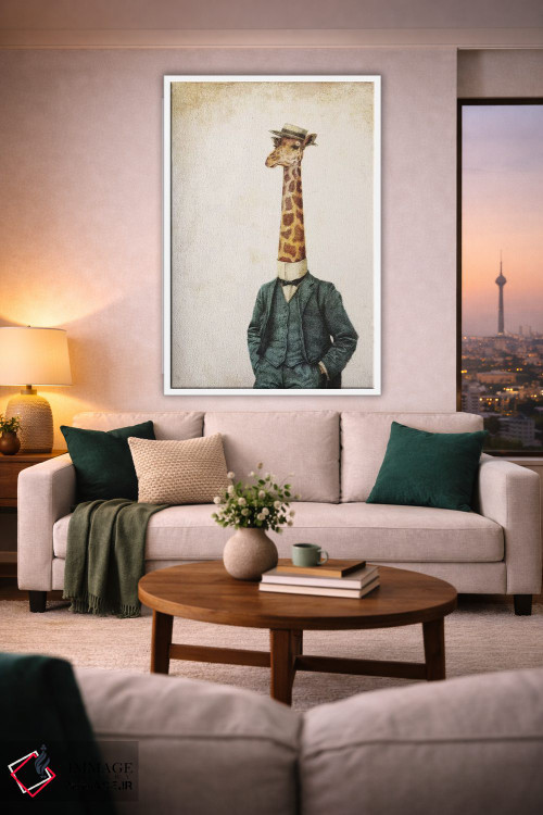 تابلو دکوراتیو "جنتلمن اشرافی ۲" اثر مایک کوبو - D1W