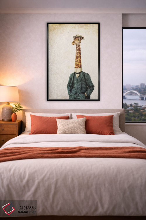 تابلو دکوراتیو "جنتلمن اشرافی ۲" اثر مایک کوبو - D3B