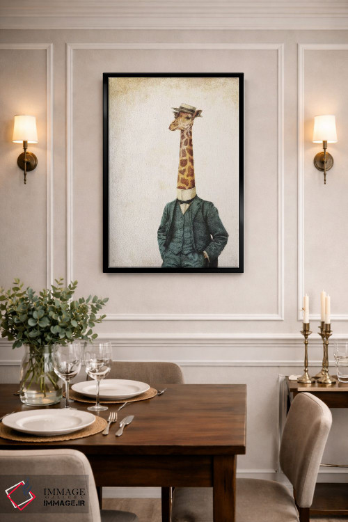 تابلو دکوراتیو "جنتلمن اشرافی ۲" اثر مایک کوبو - D2B
