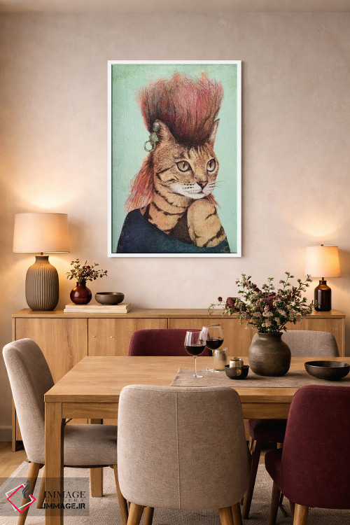 تابلو دکوراتیو "کتی ۲" اثر مایک کوبو - D6W